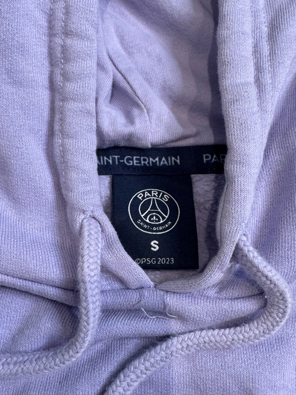 Paris Saint-Germain Essential Crest Hoodie - Violet - Womens 0949 - Picture 5 of 6